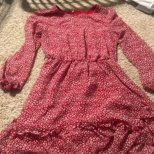 women’s size M red dress